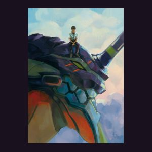 Print - Ilustración Shinji Evangelion EVA-01
