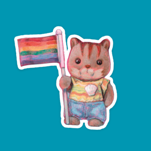Sticker Sylvanian Orgullo LGTB+